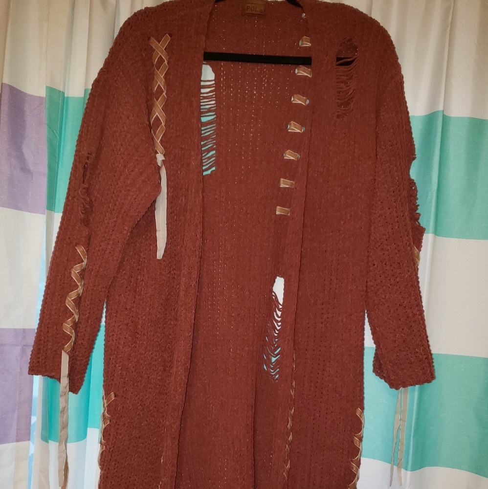 POL Cardigan with ribbon